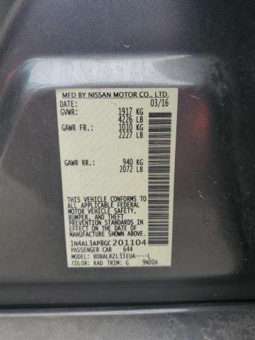 2016 NISSAN ALTIMA 2.5 - 1N4AL3AP8GC201104