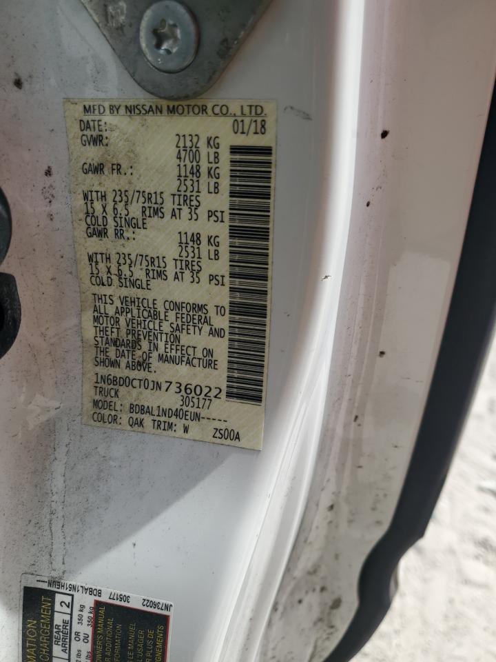 1N6BD0CT0JN736022 NISSAN FRONTIER 2018