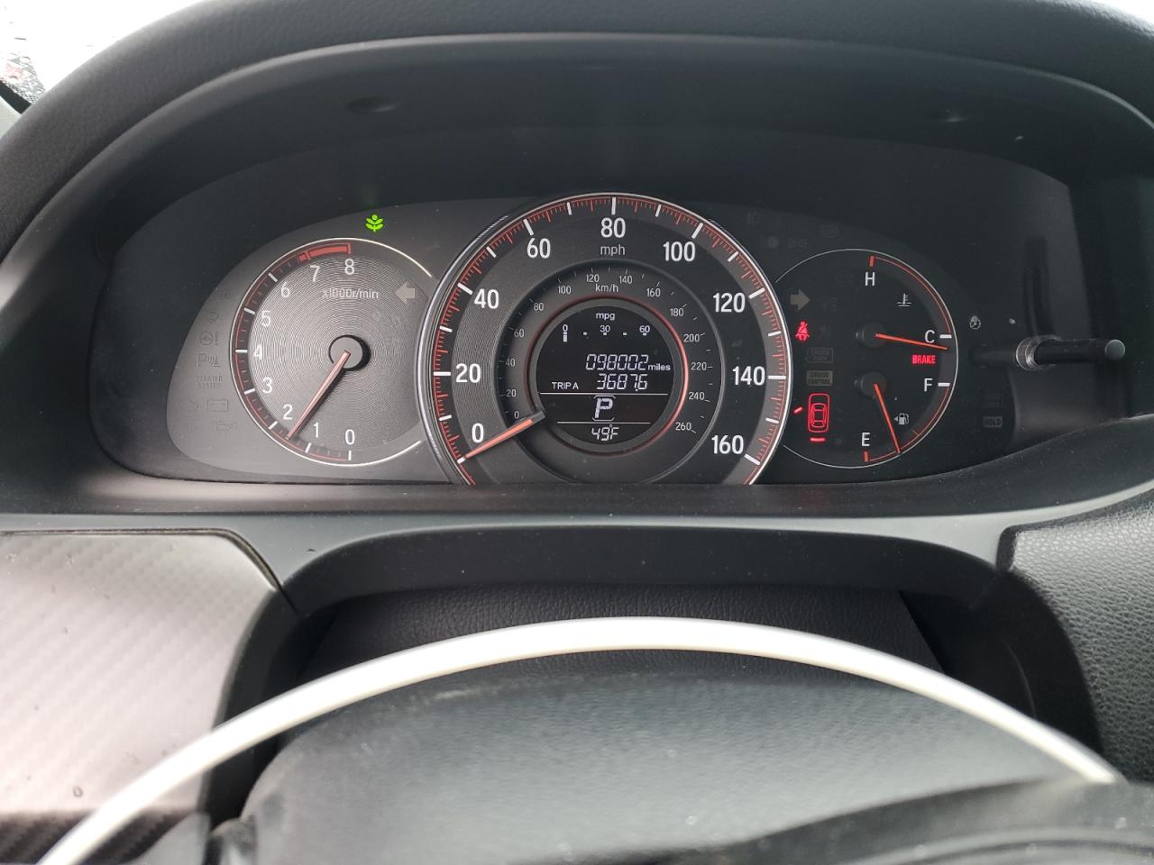 1HGCR2F5XGA032445 HONDA ACCORD 2016