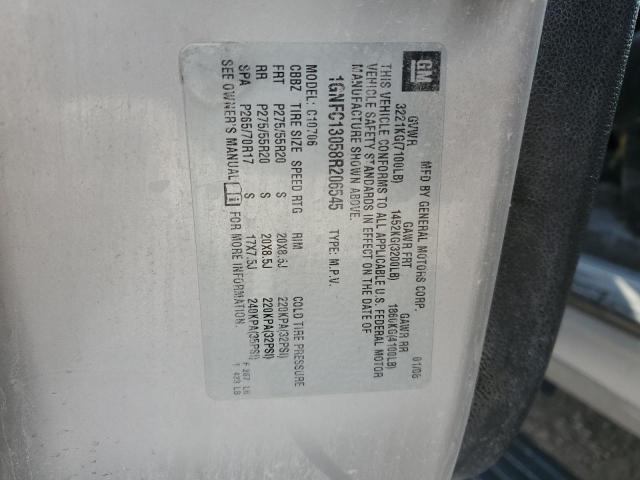 2008 Chevrolet Tahoe C1500 VIN: 1GNFC13058R206545 Lot: 52448854