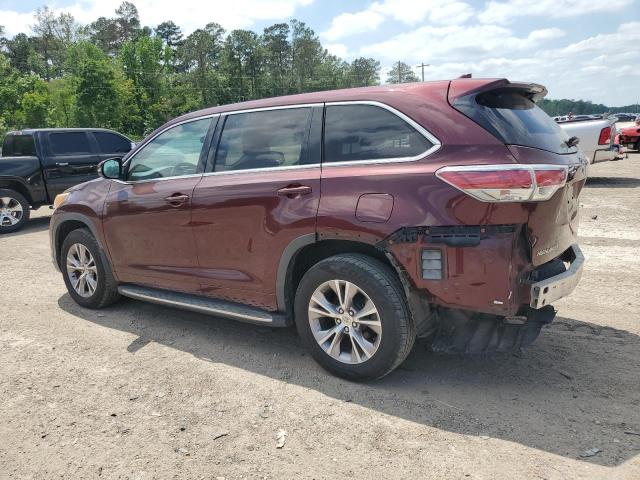 VIN 5TDZKRFH0FS119112 2015 Toyota Highlander, LE no.2