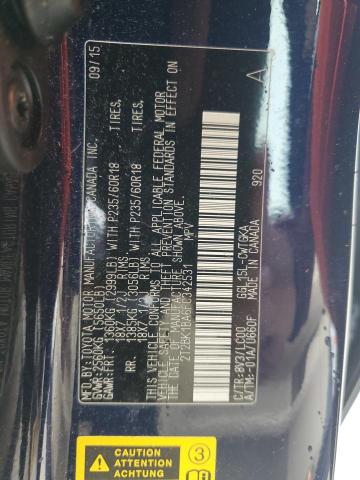 2015 Lexus Rx 350 Base VIN: 2T2BK1BA6FC342531 Lot: 50846004