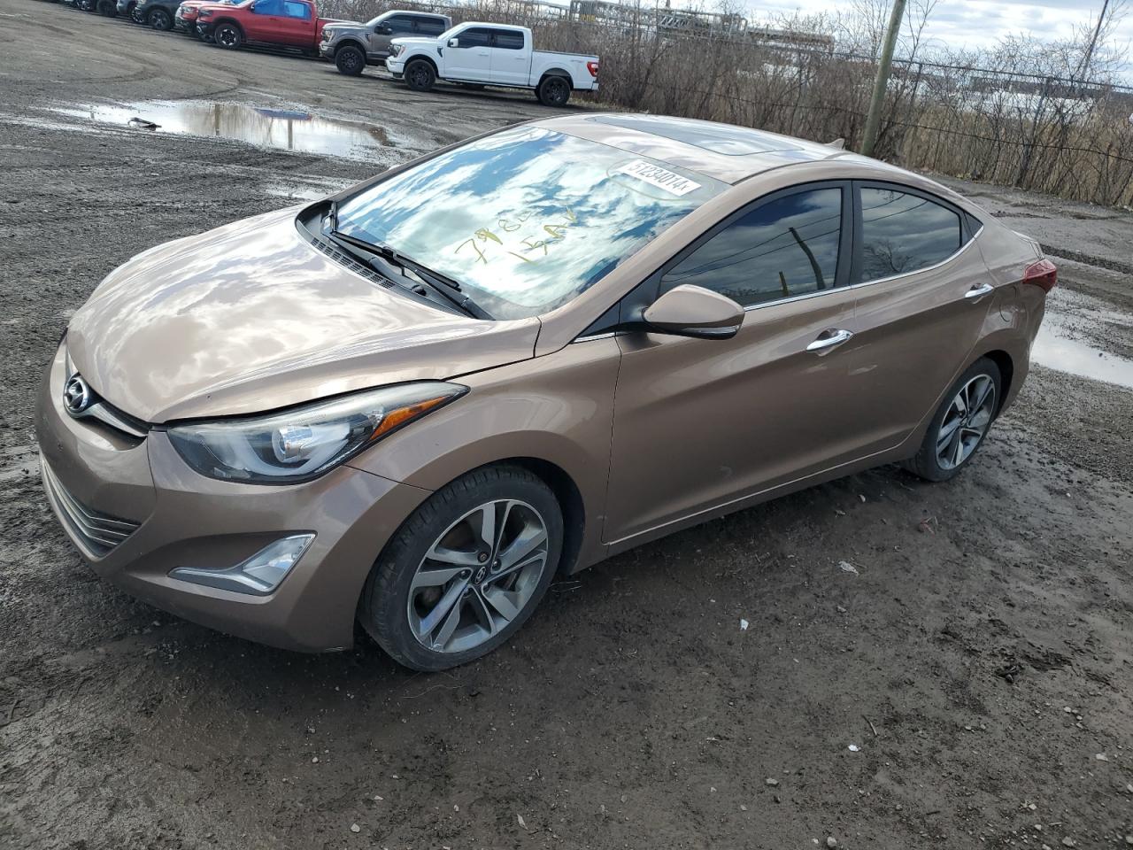 KMHDH4AHXEU190021 2014 Hyundai Elantra Se
