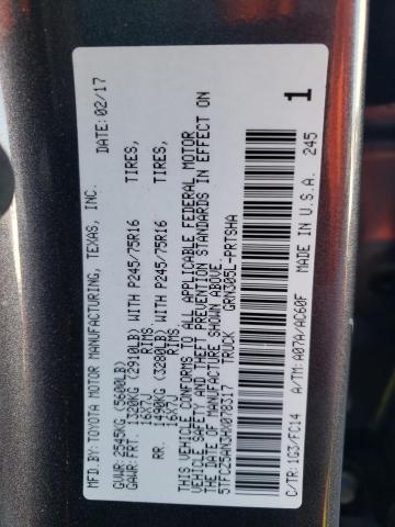 2017 TOYOTA TACOMA DOU - 5TFCZ5AN3HX078317