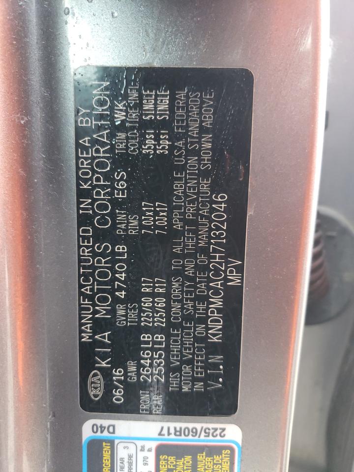 KNDPMCAC2H7132046 2017 Kia Sportage Lx