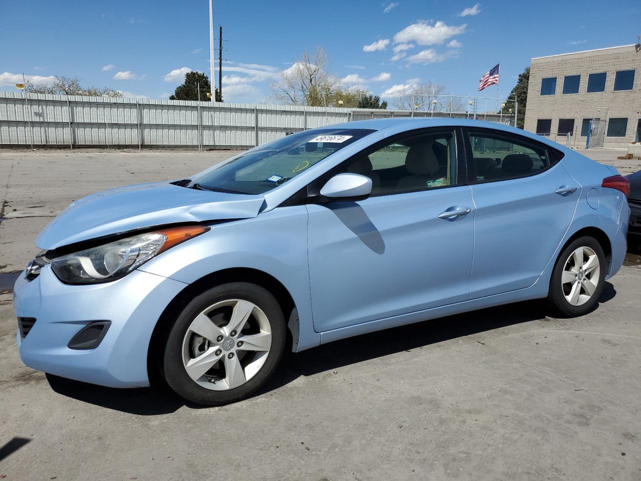 KMHDH4AE1DU696163 2013 Hyundai Elantra Gls