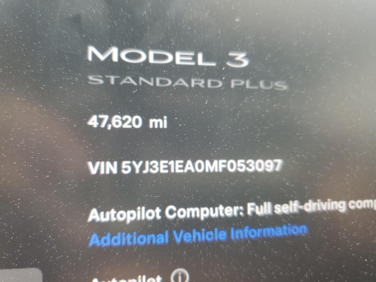 5YJ3E1EA0MF053097 2021 Tesla Model 3