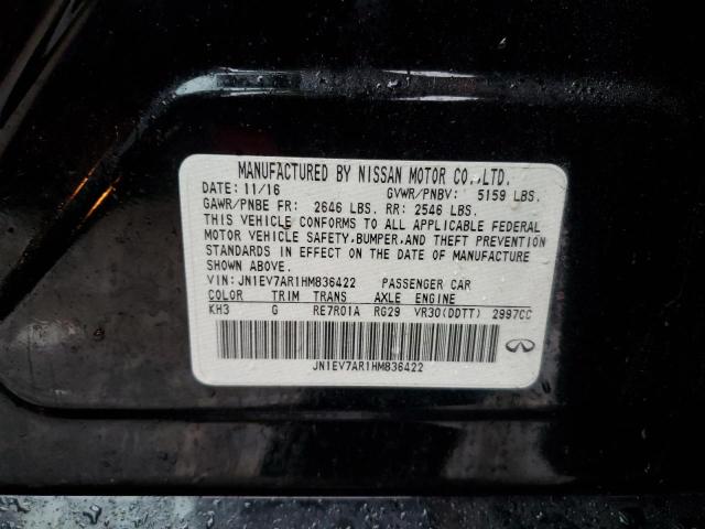 2017 INFINITI Q50 PREMIU - JN1EV7AR1HM836422