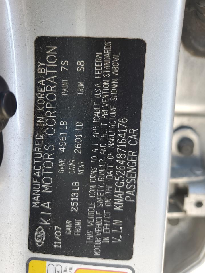 KNAFG526487164176 2008 Kia Rondo Lx