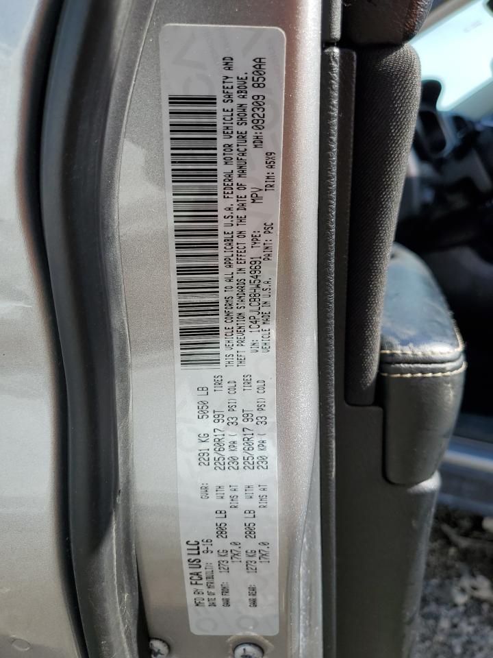 1C4PJLCB8HW549691 JEEP GRAND CHER 2017