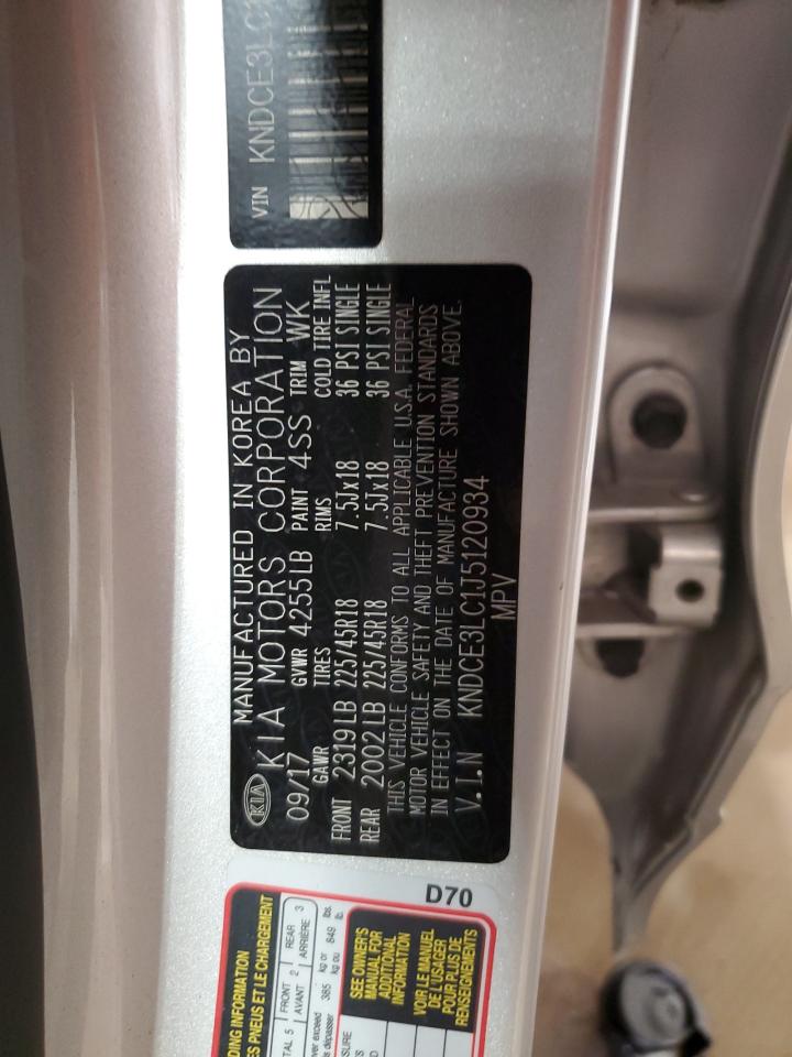 KNDCE3LC1J5120934 2018 Kia Niro Touring