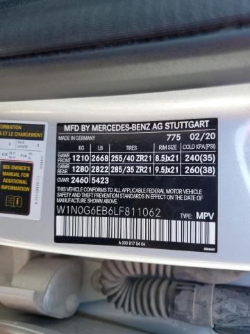 2020 MERCEDES-BENZ GLC 43 4MA - W1N0G6EB6LF811062