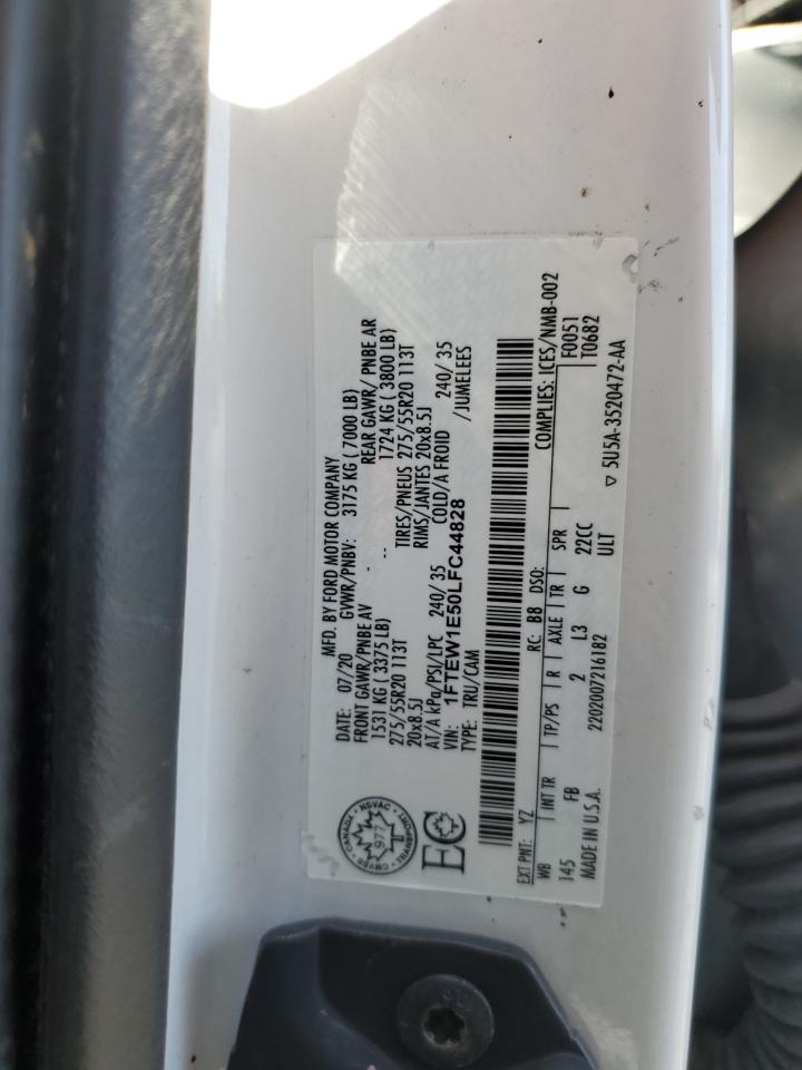 1FTEW1E50LFC44828 FORD F-150 2020