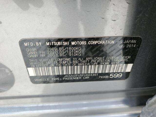 2015 Mitsubishi Lancer Es VIN: JA32U2FU5FU003351 Lot: 60061584