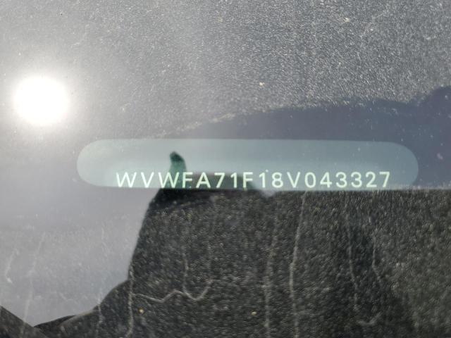 2008 Volkswagen Eos Lux VIN: WVWFA71F18V043327 Lot: 55787714