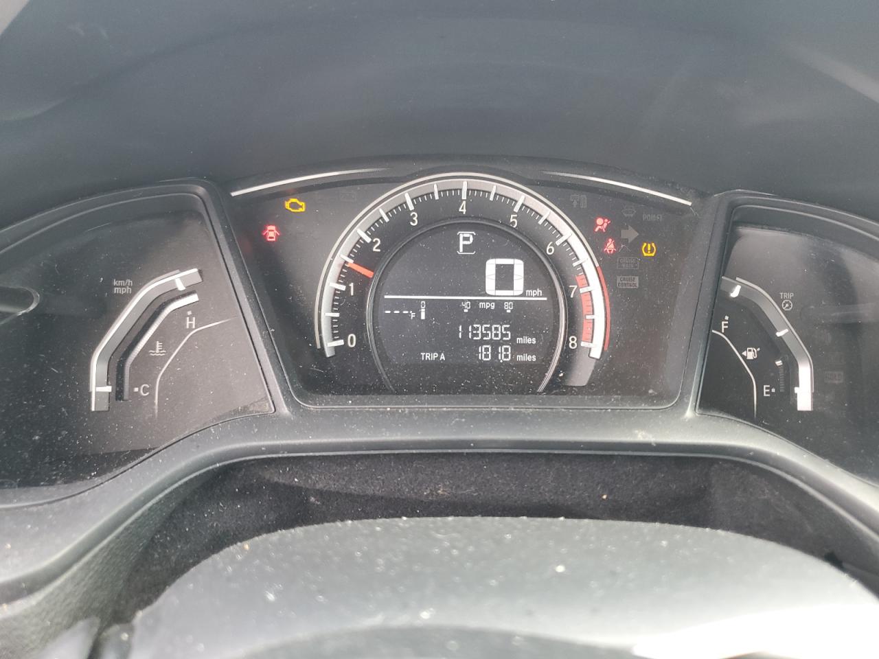 19XFC2F57GE098333 HONDA CIVIC 2016