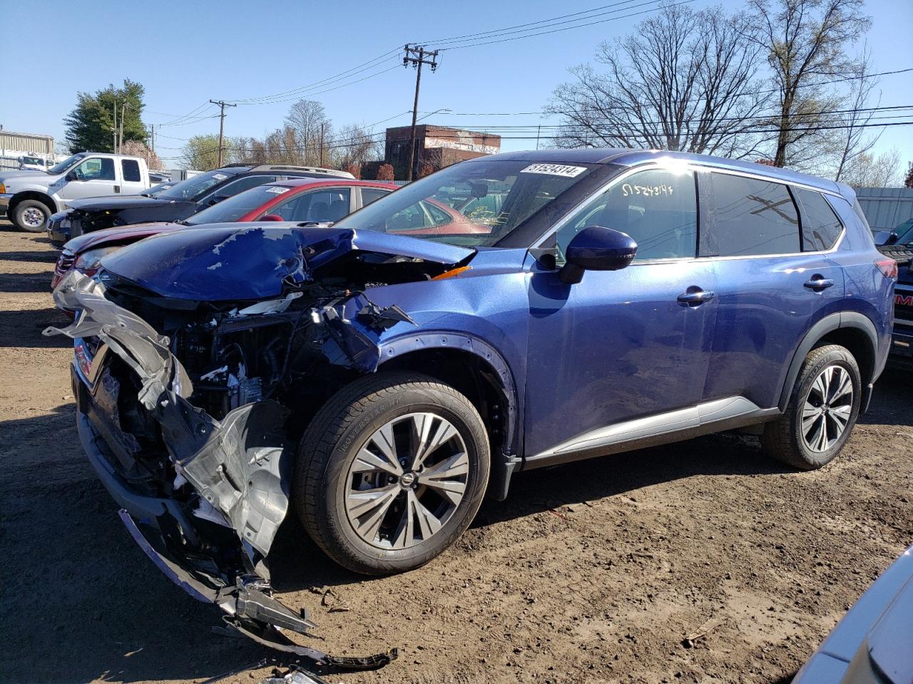 2021 Nissan Rogue Sv vin: 5N1AT3BBXMC823742