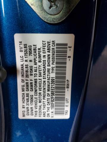 2014 Honda Civic Lx VIN: 19XFB2F58EE213991 Lot: 50599074