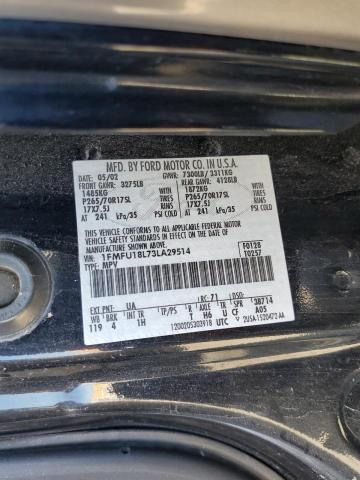 2003 Ford Expedition Eddie Bauer VIN: 1FMFU18L73LA29514 Lot: 50313294