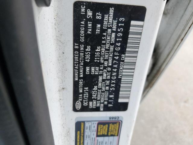 2015 Kia Optima Ex VIN: 5XXGN4A74FG419513 Lot: 53103644