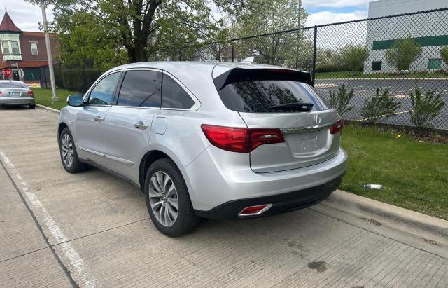 Lot #2485202856 2014 ACURA MDX TECHNO salvage car