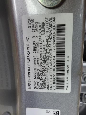 1HGCV1F34LA056304 2020 HONDA ACCORD - Image 12