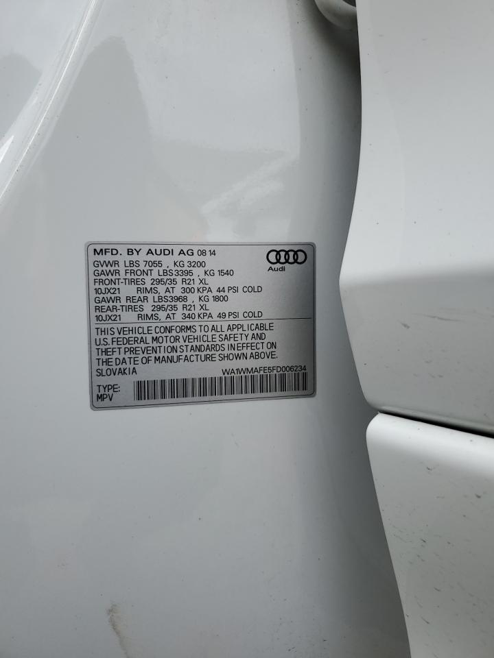 WA1WMAFE5FD006234 2015 Audi Q7 Tdi Prestige