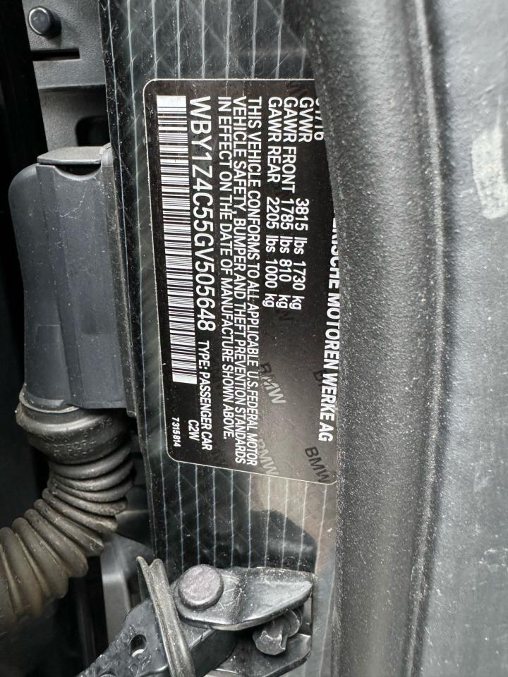 WBY1Z4C55GV505648 2016 BMW I3 Rex