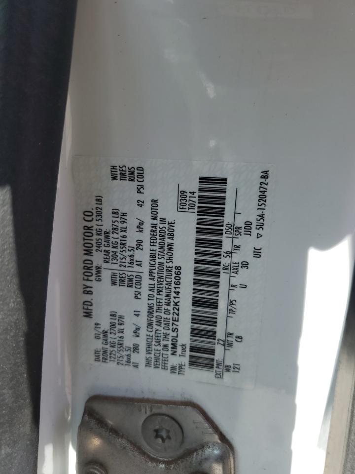 NM0LS7E22K1416068 2019 Ford Transit Connect Xl