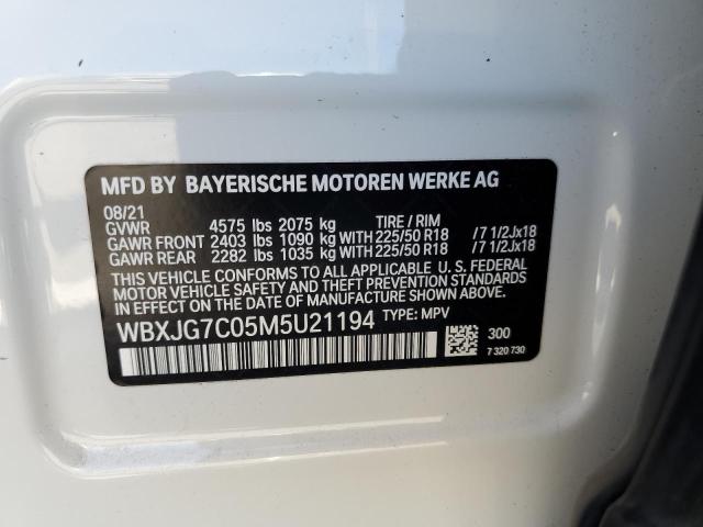 VIN WBXJG7C05M5U21194 2021 BMW X1, Sdrive28I no.13