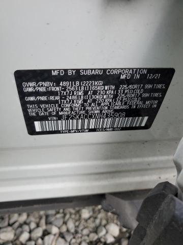 2022 SUBARU FORESTER - JF2SKACCXNH435908
