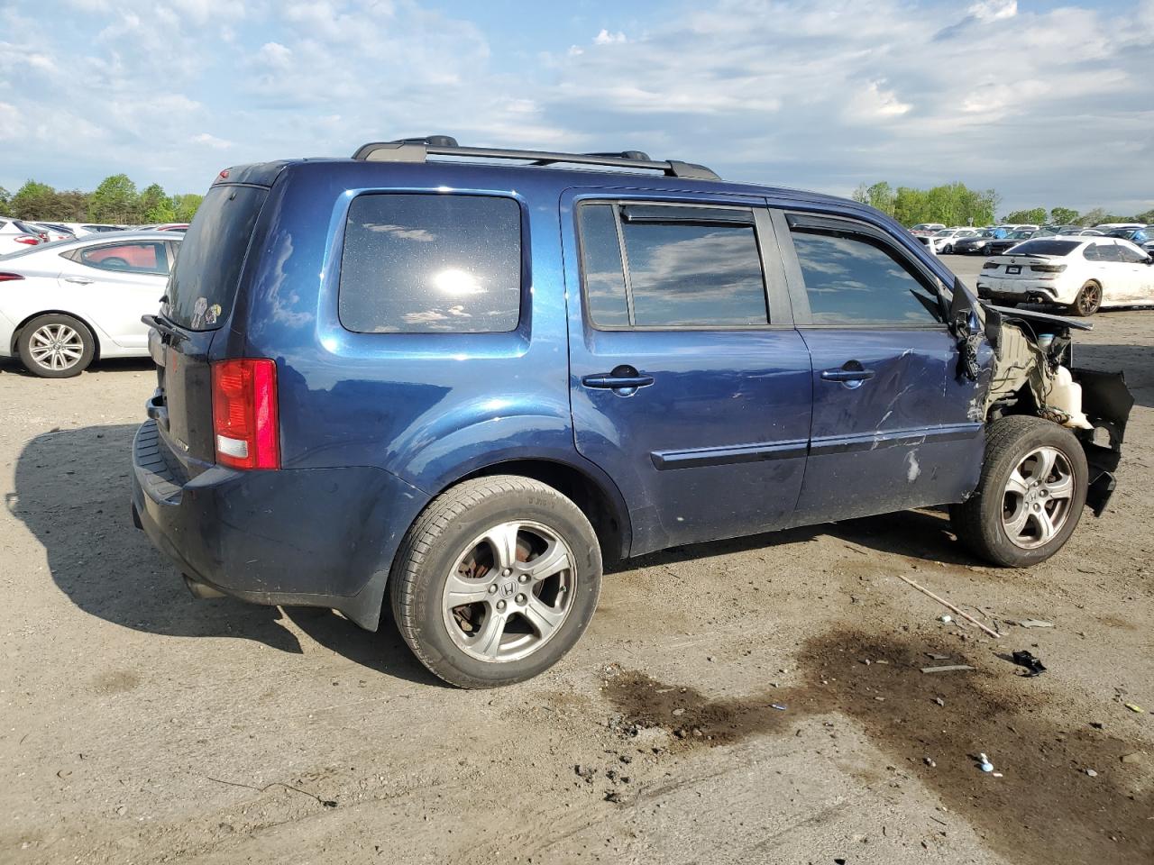 5FNYF4H55EB042312 2014 Honda Pilot Exl