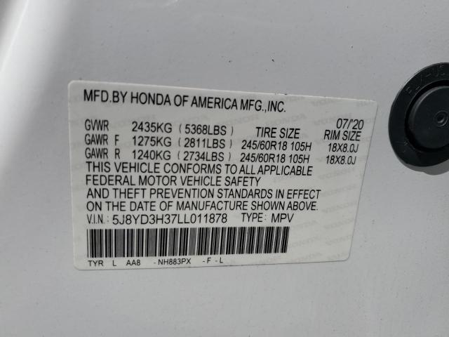 5J8YD3H37LL011878 Acura MDX  13