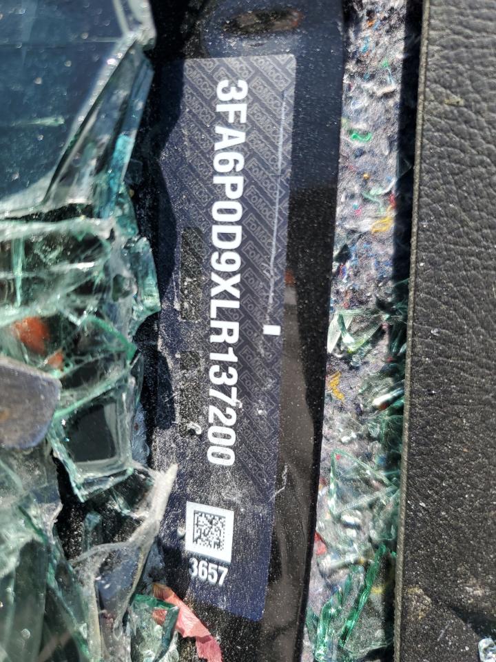 3FA6P0D9XLR137200 FORD FUSION 2020