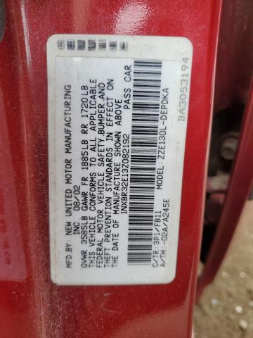 2003 Toyota Corolla Ce VIN: 1NXBR32E13Z082192 Lot: 48078714