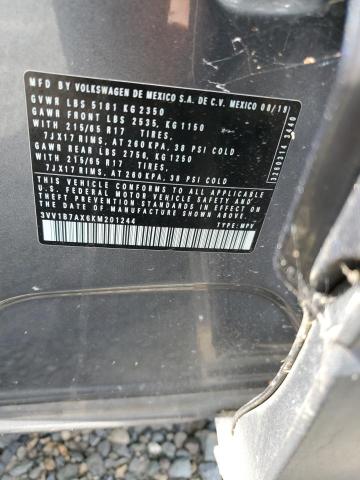2019 VOLKSWAGEN 2S - 3VV1B7AX6KM201244