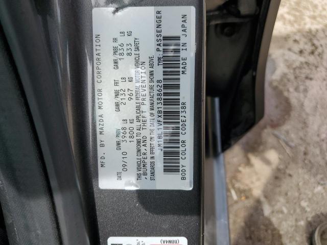 2011 Mazda 3 I VIN: JM1BL1VFXB1388628 Lot: 50058814