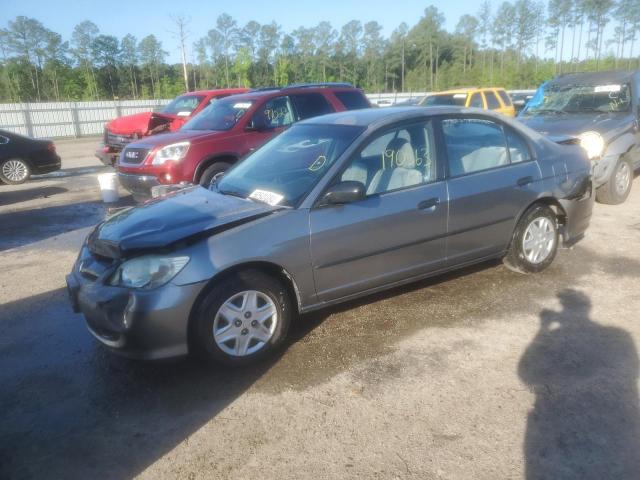 Lot #2471007819 2005 HONDA CIVIC DX V salvage car