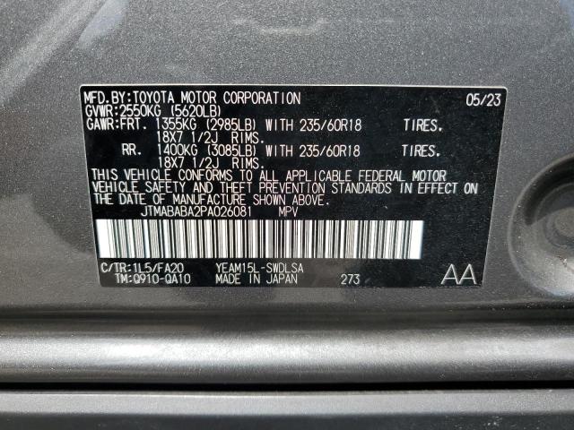2023 SUBARU SOLTERRA P JTMABABA2PA026081