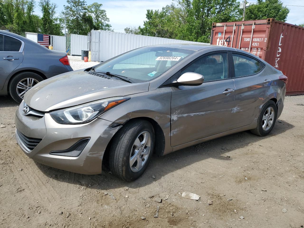 5NPDH4AE8EH487681 2014 Hyundai Elantra Se