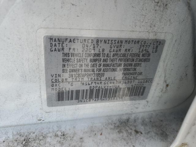 2017 Nissan Sentra Sr Turbo VIN: 3N1CB7AP9HY318599 Lot: 51804304