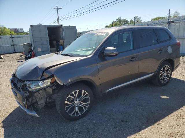 Lot #2462229821 2018 MITSUBISHI OUTLANDER salvage car