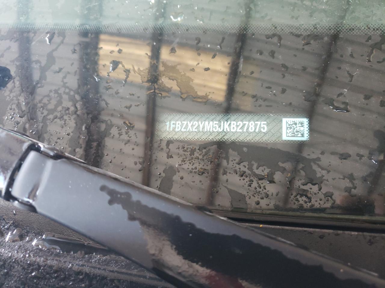 1FBZX2YM5JKB27875 FORD TRANSIT 2018