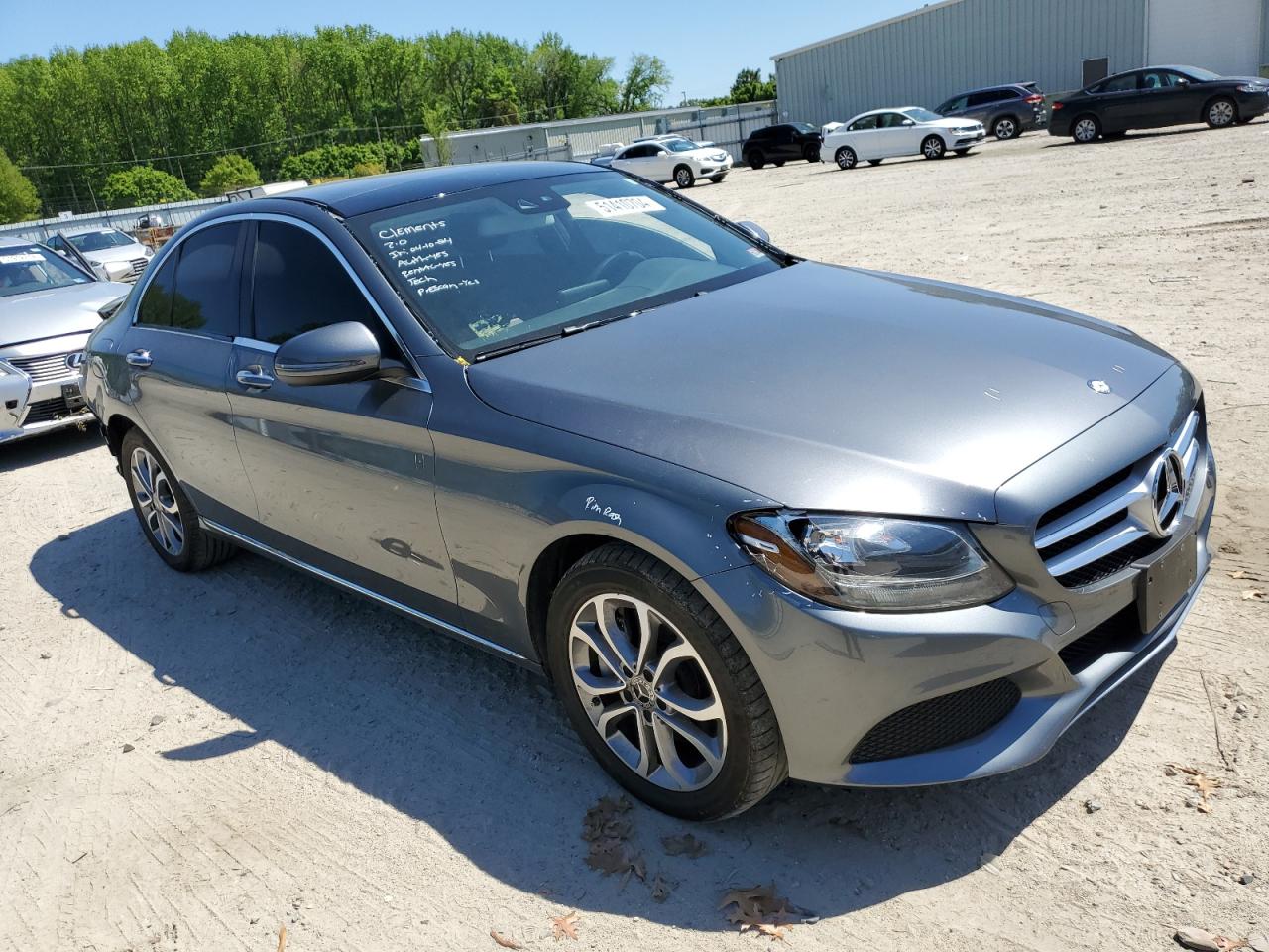 55SWF4KB8HU212543 2017 Mercedes-Benz C 300 4Matic