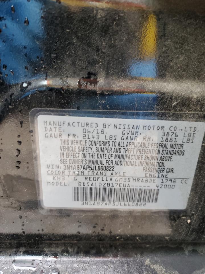 3N1AB7AP5JL660822 NISSAN SENTRA 2018