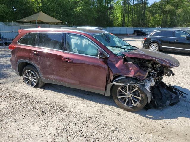 VIN 5TDKZRFHXKS339431 2019 Toyota Highlander, SE no.4