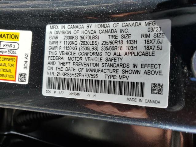 2023 HONDA CR-V SPORT - 2HKRS5H52PH707595