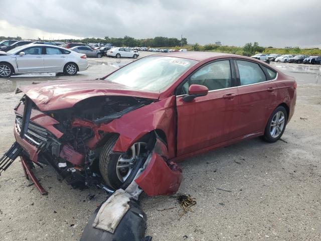 Lot #2508182450 2018 FORD FUSION SE salvage car