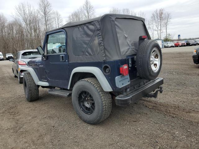 Lot #2438020605 2003 JEEP WRANGLER salvage car