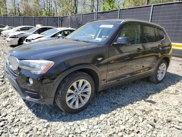  BMW X3 2015 Чорний